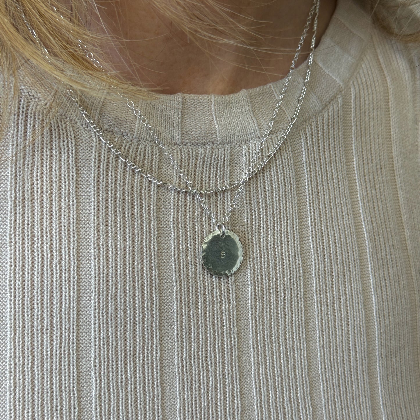 Personalised Silver Necklace - Medium