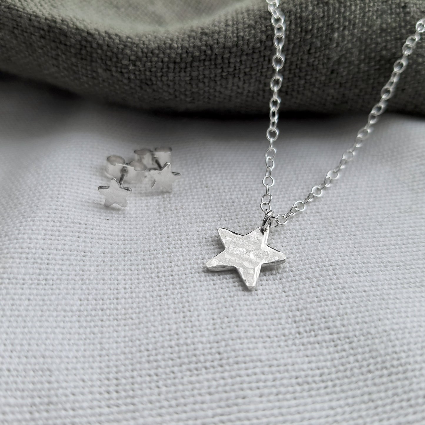 Star Earrings and Necklace