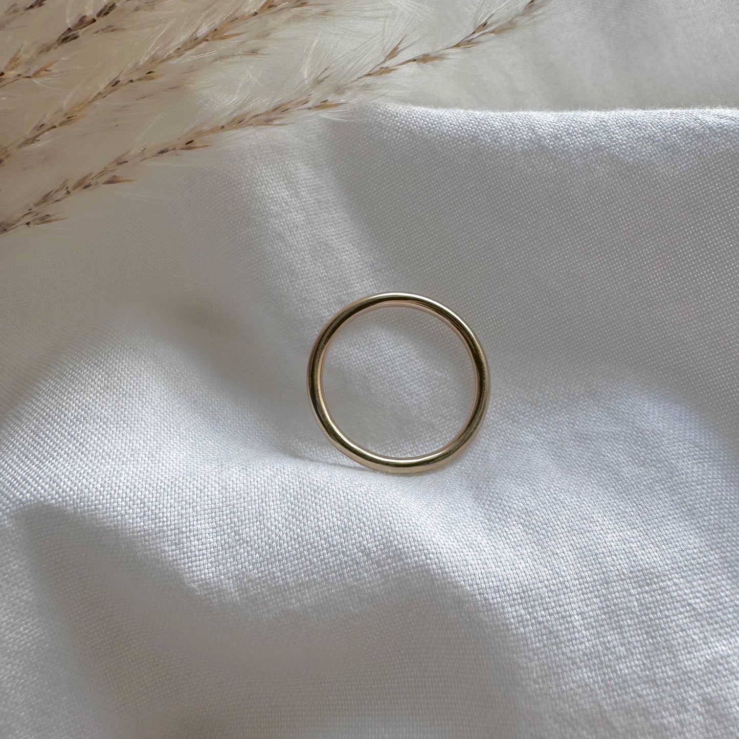 Gold Infinity Ring - Plain