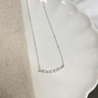 Pearl Bar Necklace