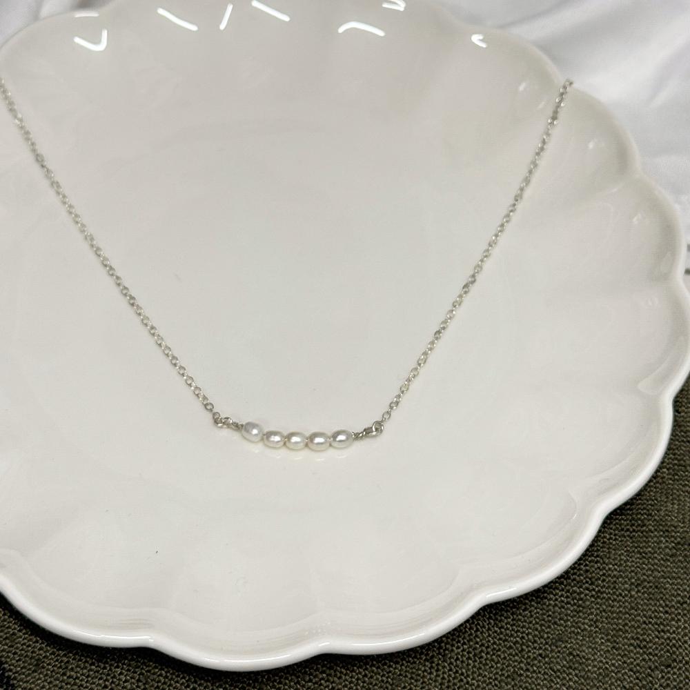 Pearl Bar Necklace