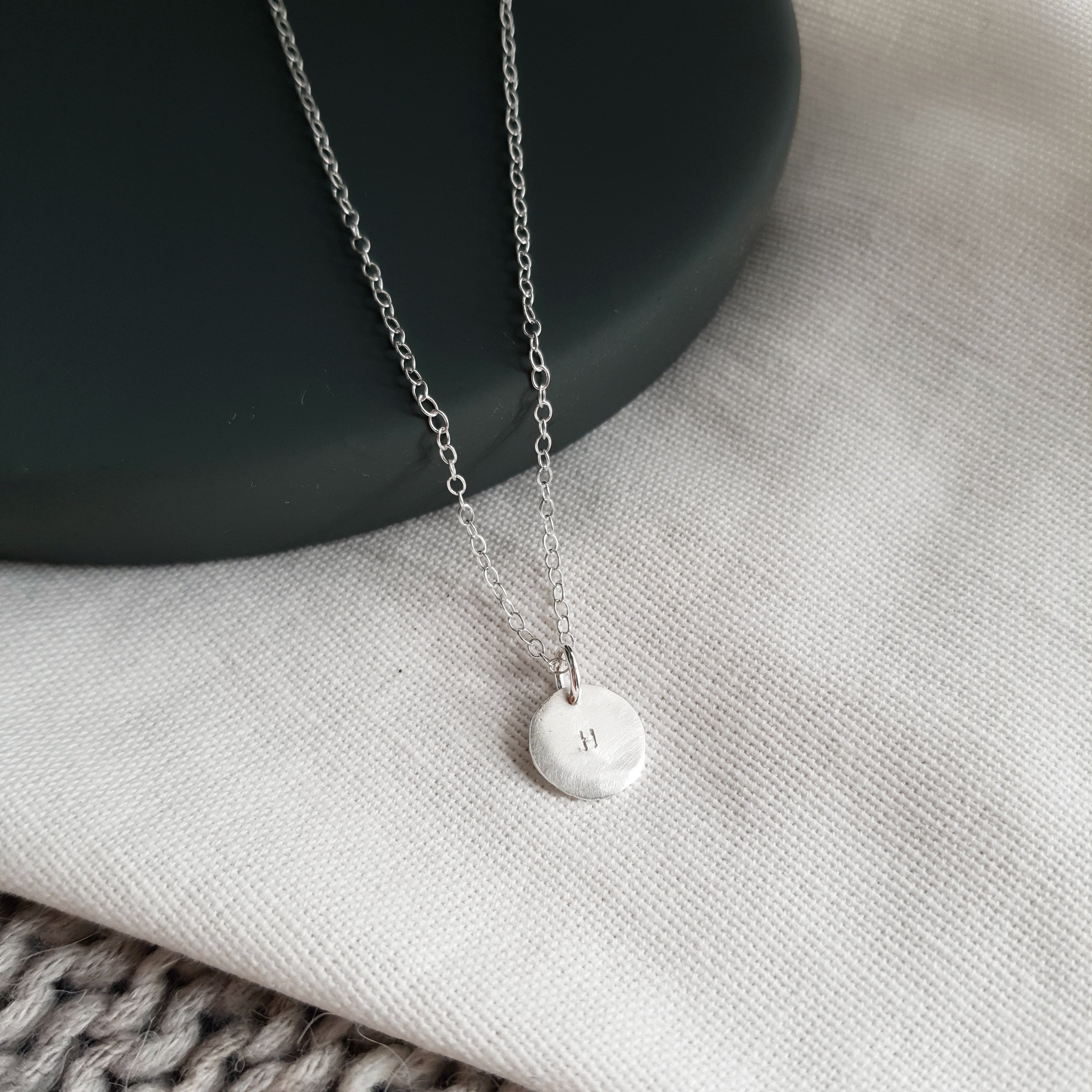 Challah Pendant Necklace - Silver