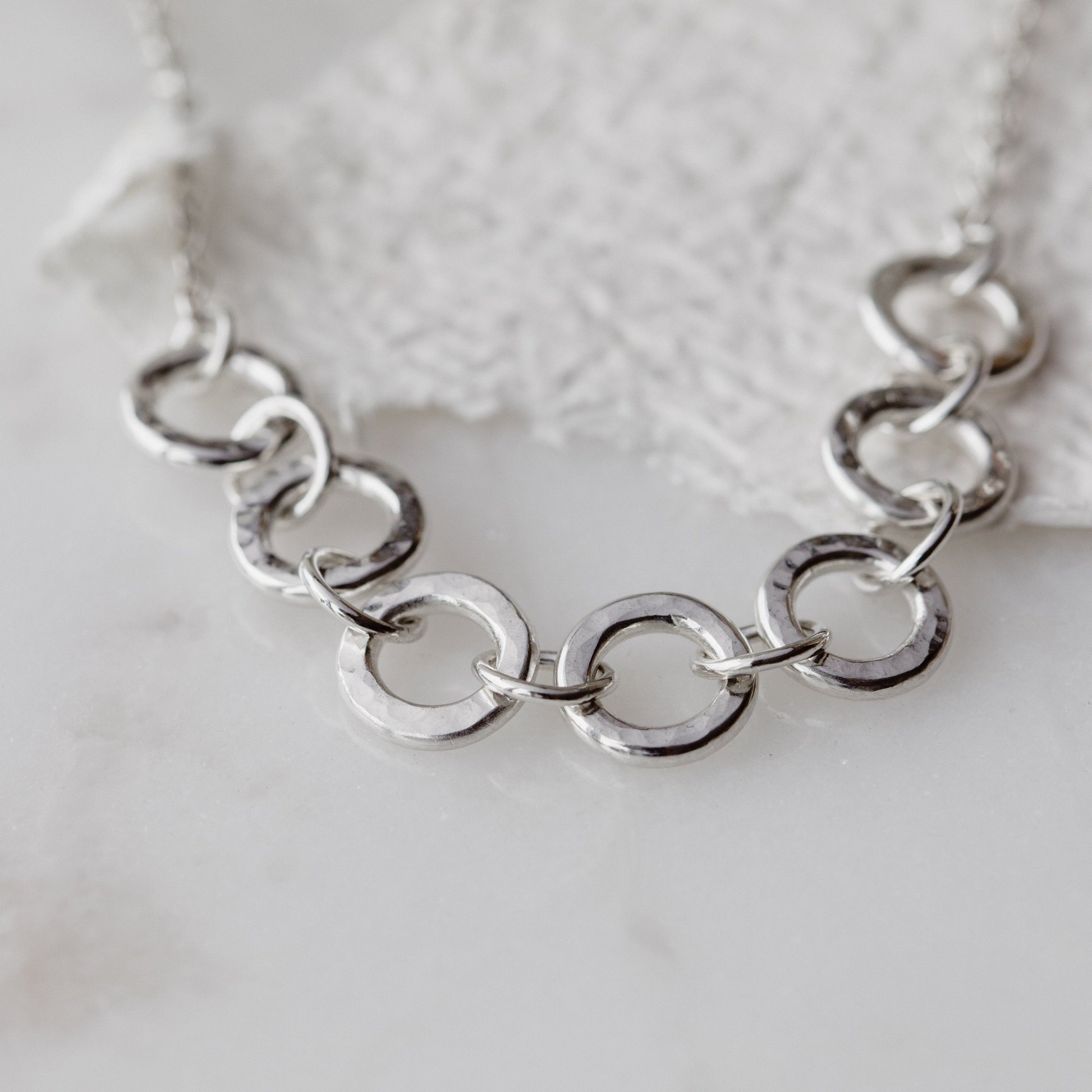 Handmade Silver Affinity Necklace with Eco Silver Anna Calvert Jewellery 