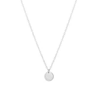 Silver Moon Necklace Necklace Anna Calvert Jewellery 