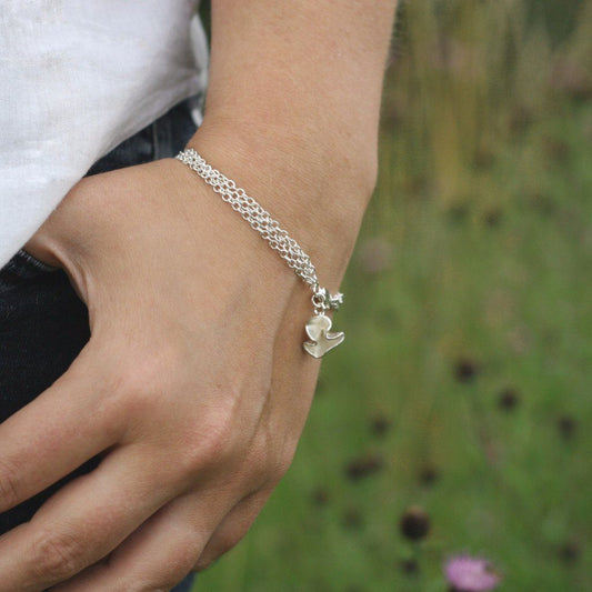 Silver Blossom Bracelet, Bracelet - Anna Calvert Jewellery Handmade in the  UK