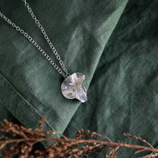 Silver Blossom Necklace - Large Necklace Anna Calvert Jewellery 