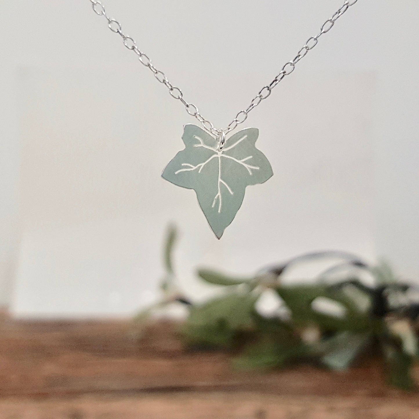 Ivy Leaf Necklace Necklace Anna Calvert Jewellery 