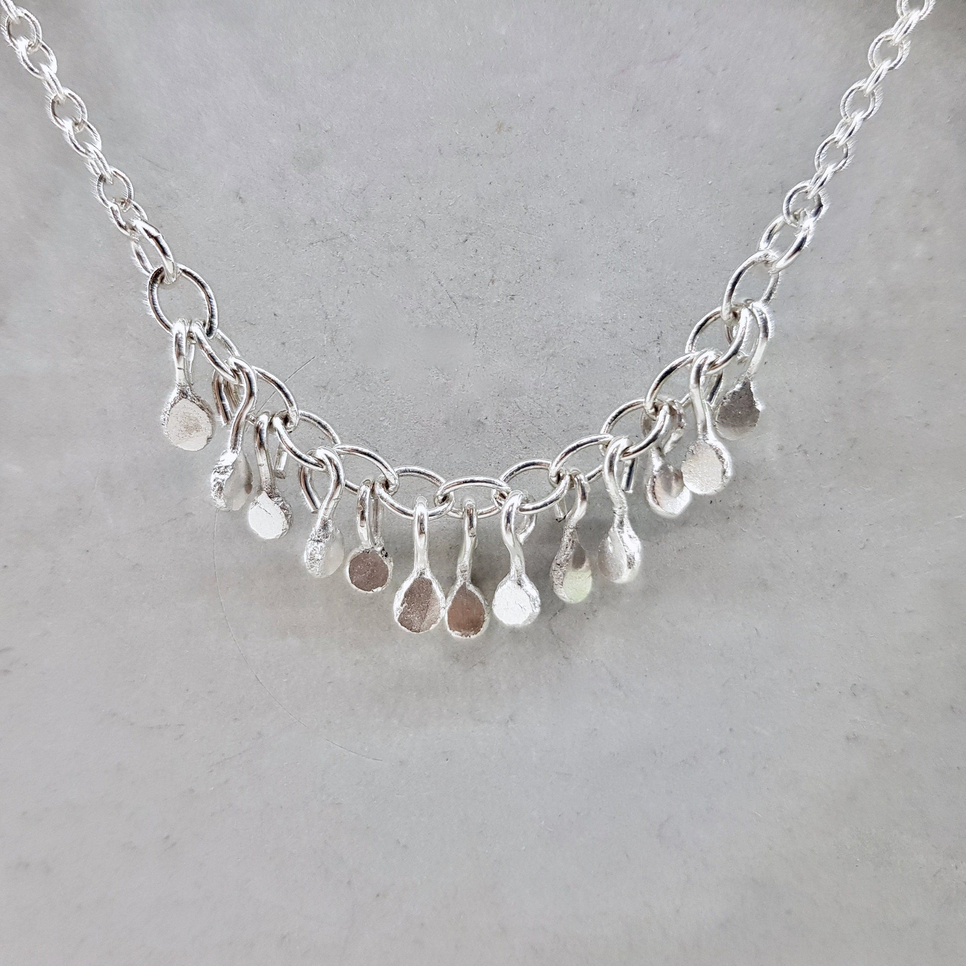 Silver Berry Necklace Necklace Anna Calvert Jewellery 
