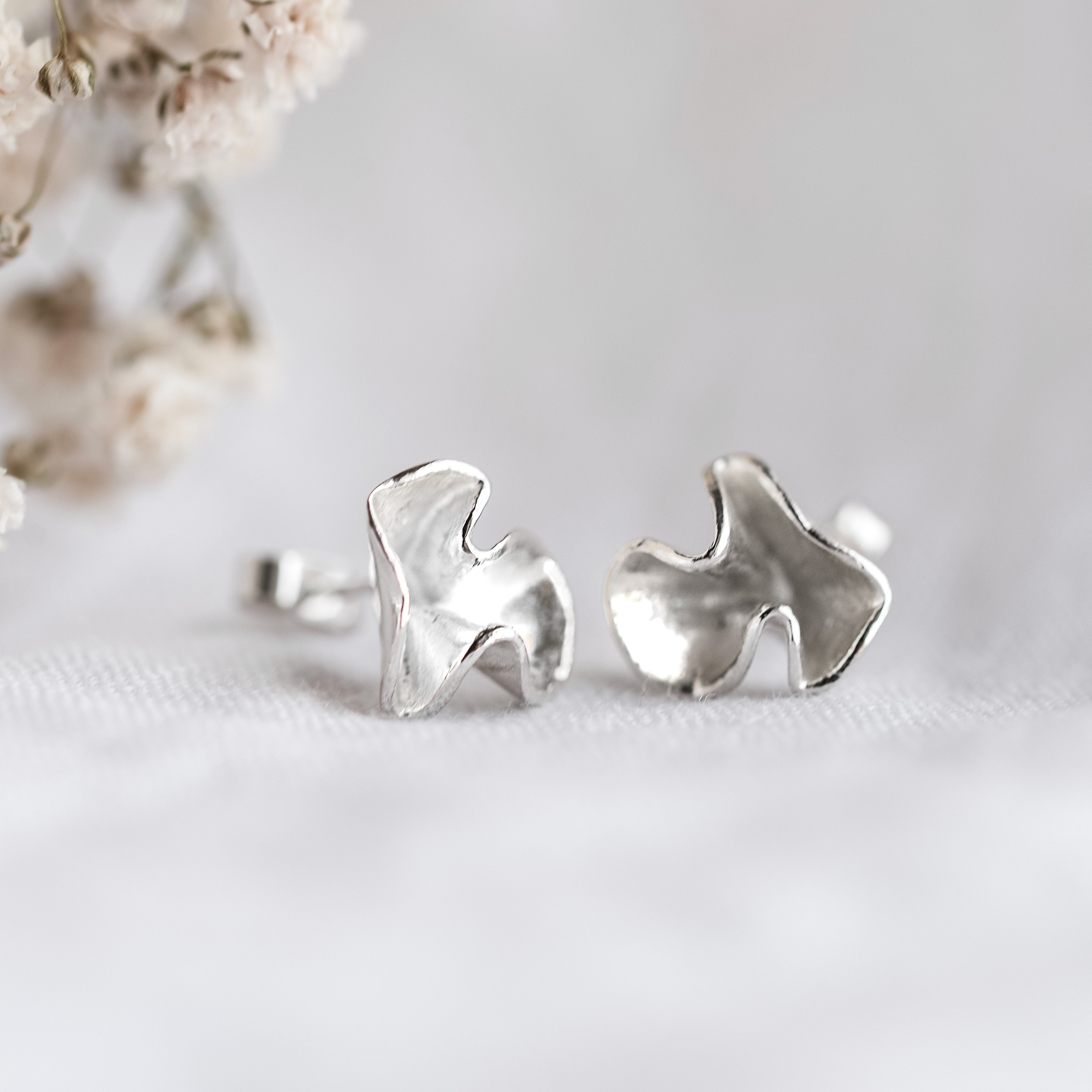 Small sterling store silver earrings studs