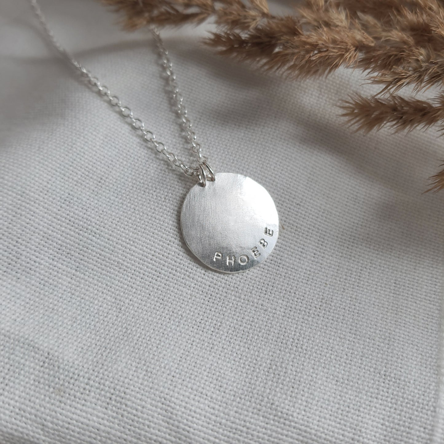 Personalised Silver Necklace - Large